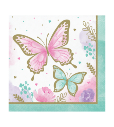 Butterfly Shimmer, Големи салфетки
