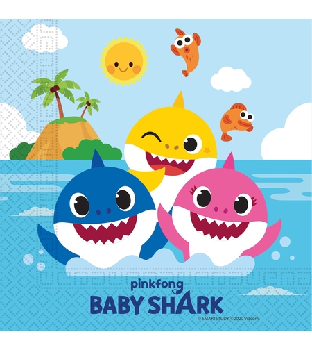 Салфетки Бейби Шарк