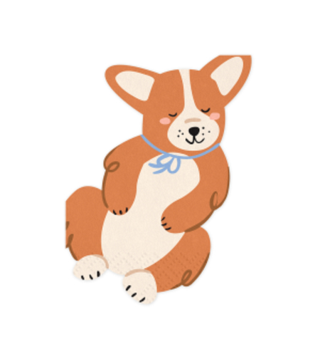 Парти салфетки, Corgi.