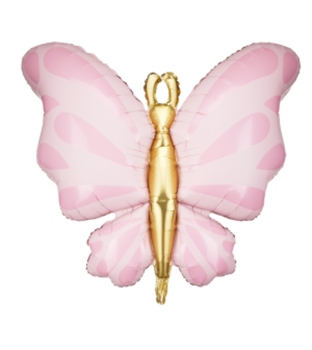 Фолиев балон Пеперуда Pink Magic
