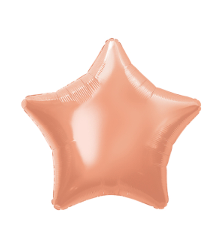 Фолиев балон Звезда, Rose Gold