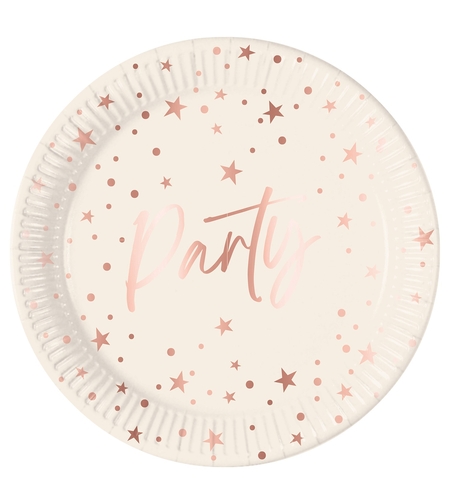 Парти чинийки, Rose gold