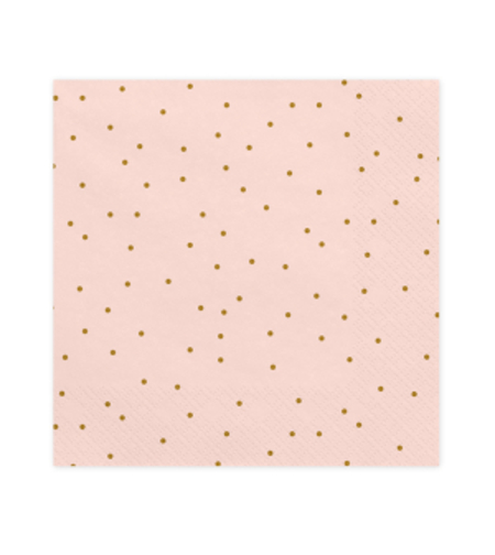 Розови салфетки Pink Dots