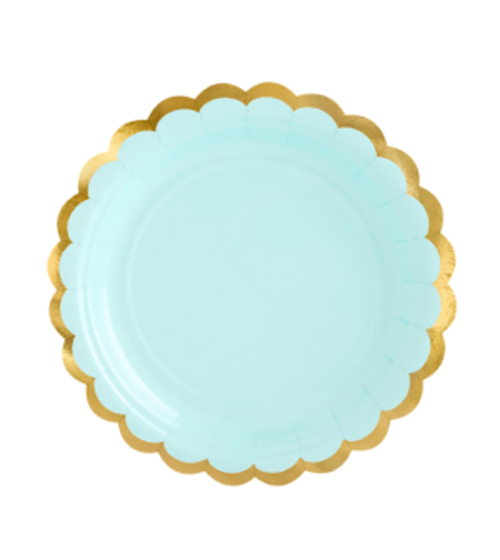 Pastel mint, Малки чинийки.