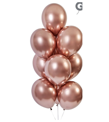 Хром балони Rosegold 12