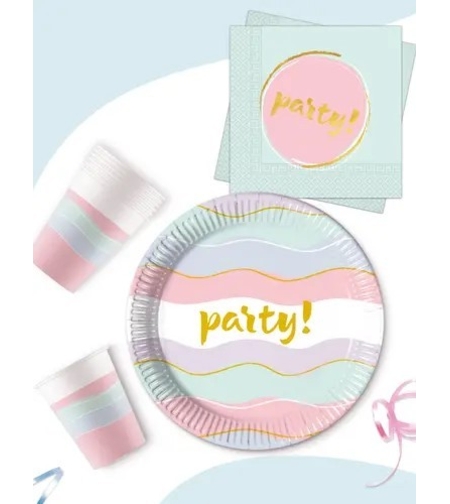 Парти Елегант - чинийки 20см