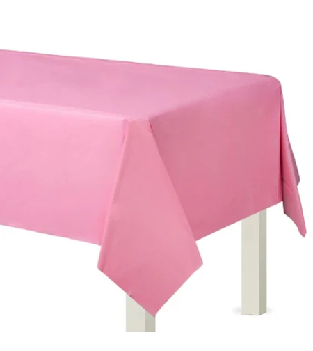 Розова покривка за маса