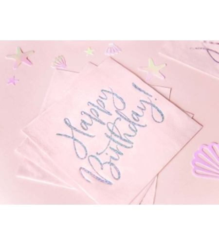 Pink B'day!, Големи салфетки