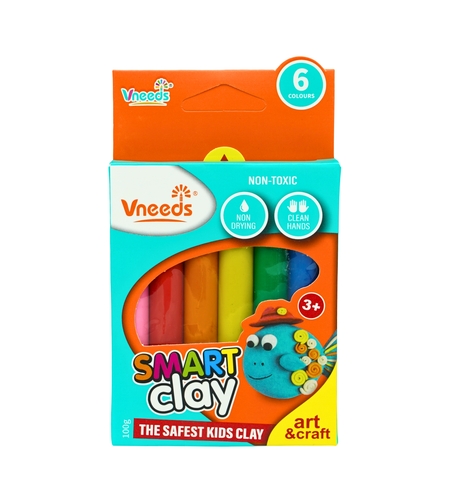Пластилин Vneeds 6 цвята