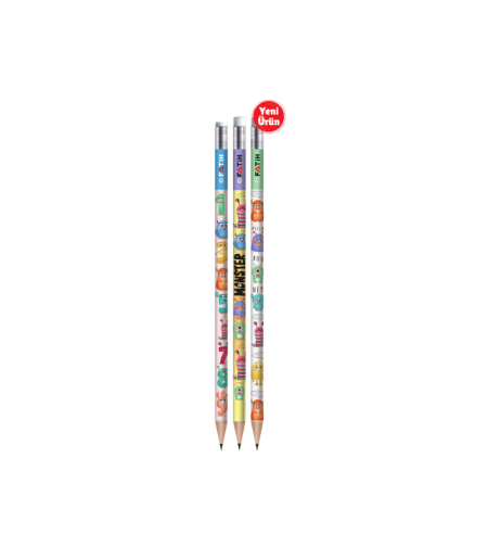 Моливи Fatih Monster с гума 2B