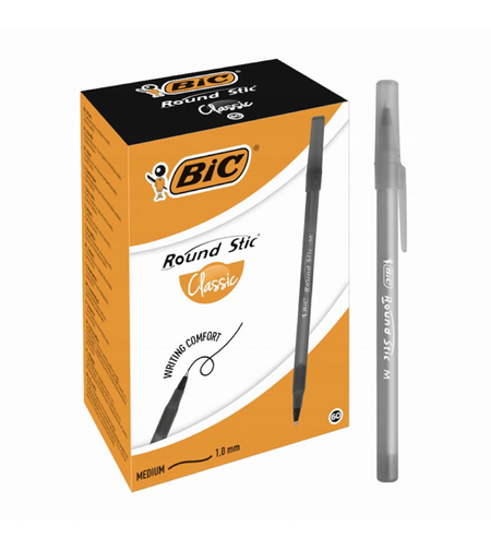 Химикалка Bic Round stic Черен