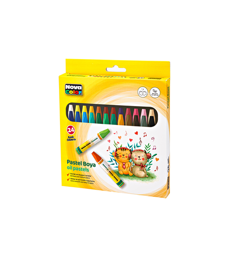 Маслени пастели Nova Color 24 цвята