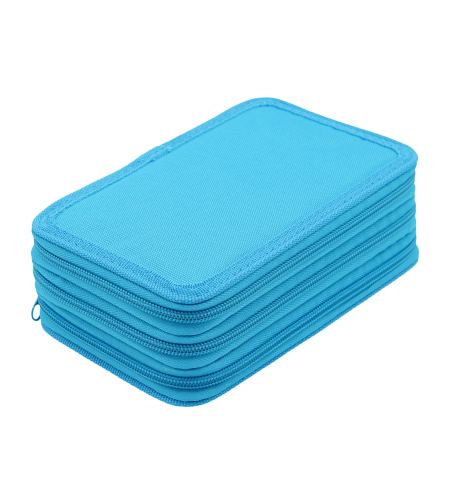 Несесер 3 ципа Лукс, Син