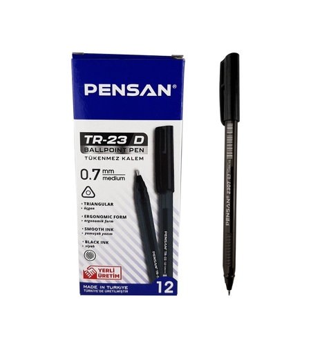 Химикалка Pensan TR23 / 50D 0.7мм Черен