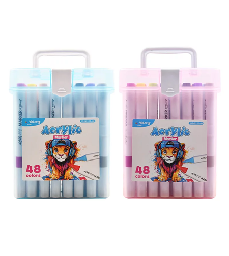 Акрилни маркери Yalong 48цв.