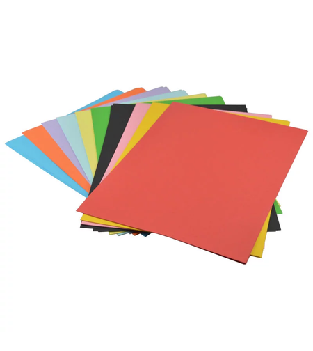 Хартия А4 цветна 80гр. насит/паст 10цв. х 5бр.