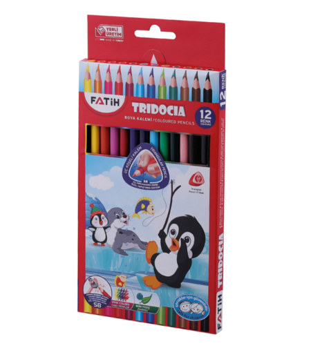 Цветни моливи Fatih Tridocia 12 цвята