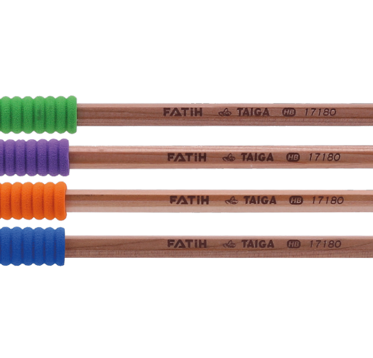 Дървен молив Fatih Taiga Natural 17180 с гума