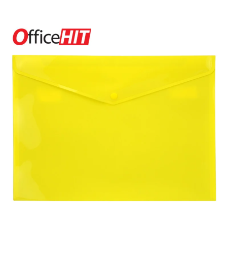 Папка с копче А4+ 36х26 Жълта