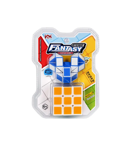 Рубик кубче / змия  3х3 2 в 1