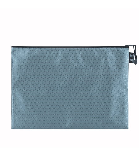 Текстилна папка с цип B4, Сива