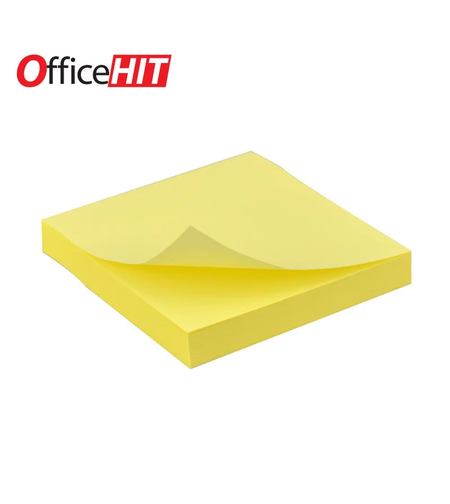 Самозалепващи листчета 76х76 Жълти пастел