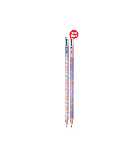 Моливи Fatih Princess с гума 2B