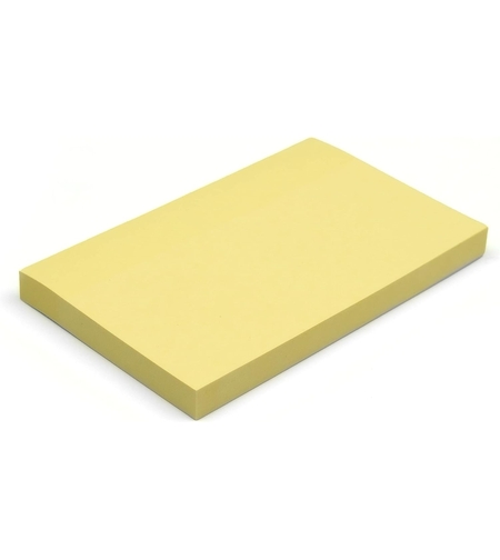 Самозалепващи листа пастел, 127х76 мм Жълти 100л.