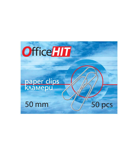 Кламери 50 мм никелирани оп.50