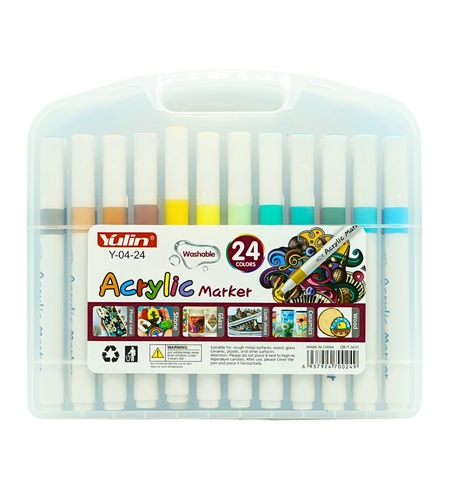 Акрилни маркери 24цв.