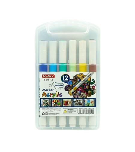 Акрилни маркери 12цв.