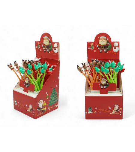 Силиконова коледна химикалка C011