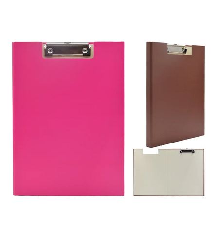 Клипборд ДВОЕН ПРЕМИУМ 2мм НЕОН РОЗОВ