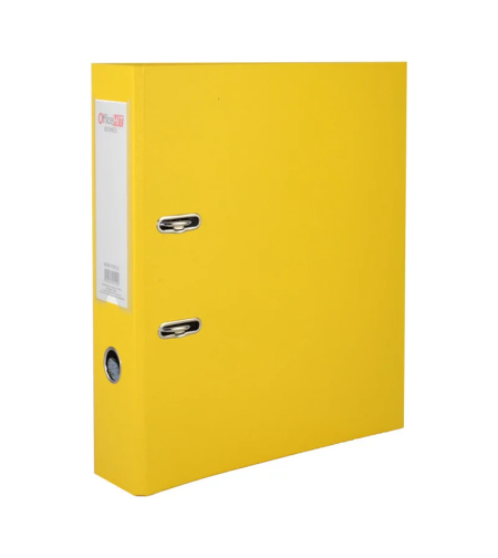 Класьори Офис Хит Иконом. 8см. Жълт