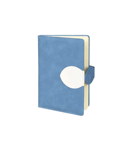 Бележник еко кожа с магнитно закопчаване СИН