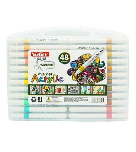 Акрилни маркер 48цв.
