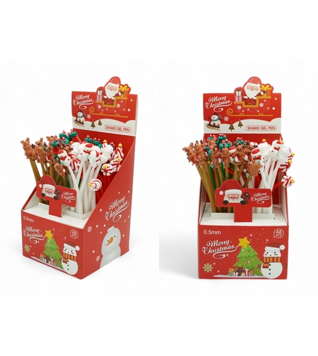 Силиконова коледна химикалка C010