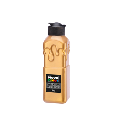 Акрилна боя 180гр. Златисто Nova Color