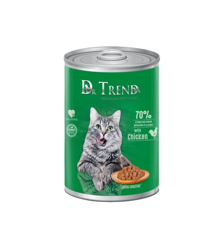 DR. TREND – КОНСЕРВА ЗА КОТКИ С ПИЛЕ