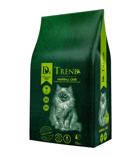DR. TREND  HAIRBALL CARE – ХРАНА ЗА КОТКИ ПРОТИВ КОСМЕНИ ТОПКИ