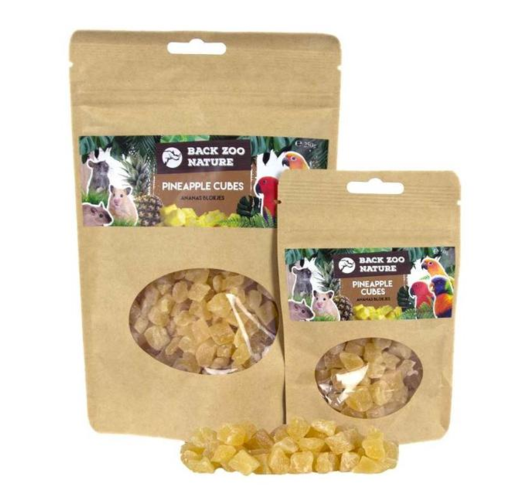 Лакомство за Папагали Back Zoo Nature – Ананасови Кубчета, 250 гр