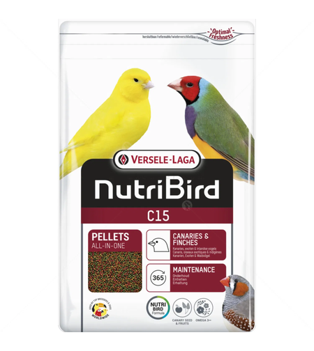 VERSELE LAGA NutriBird C15 - храна за канарчета, тропически и европейски финки