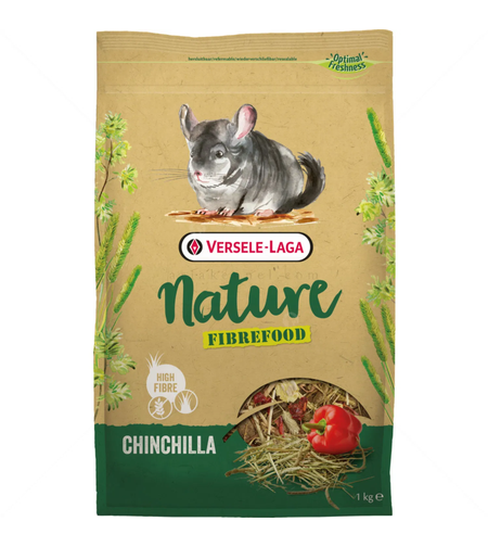 VERSELE LAGA Nature Fibrefood Chinchilla - рана за добро храносмилане, възрастни и капризни чинчили