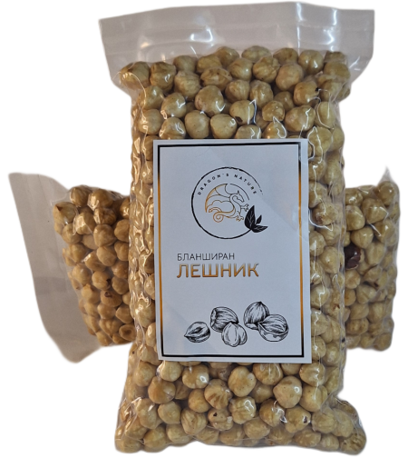 Печен бланширан лешник (без сол)