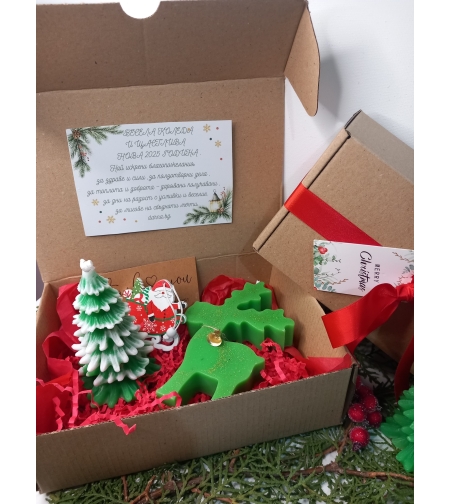 Подаръчна кутия „Коледно настроение” вариант 8
