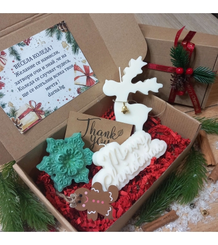 Подаръчна кутия „Коледно настроение” вариант 2