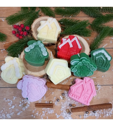 Коледна свещ  - Коледна къщичка