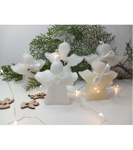 Коледна свещ ангелче голямо