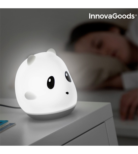Зареждаща се Сензорна Силиконова Лампа Панда InnovaGoods