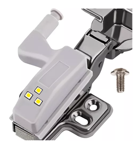 3 LED лампа за шкаф на панти 23025